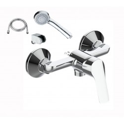 BORMANN Elite BTW3370 Μπαταρία Μπάνιου Spring, 35mm, Αναμεικτική, 610G Με Σετ Ντους (049654)