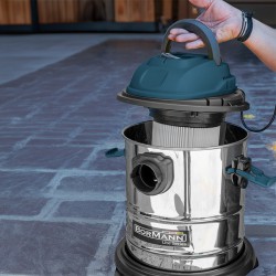 BORMANN BVC2610 Σκούπα Υγρών-Στερεών 1200W,Ανοξείδωτο Κάδο 20Lt (049814)