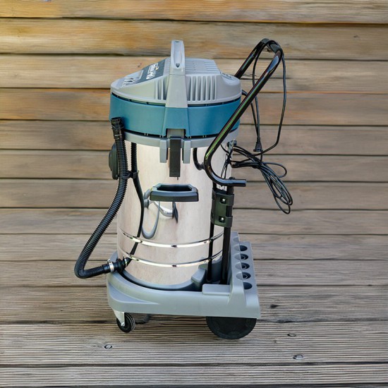 BORMANN Pro BVC7510 Σκούπα Υγρών-Στερεών 3x1000W Με Ανοξείδωτο Κάδο 80Lt (049821)