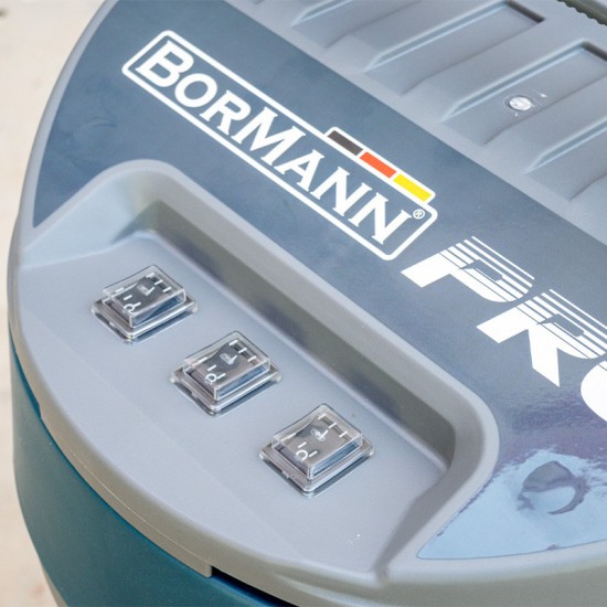 BORMANN Pro BVC7510 Σκούπα Υγρών-Στερεών 3x1000W Με Ανοξείδωτο Κάδο 80Lt (049821)