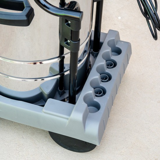 BORMANN Pro BVC7510 Σκούπα Υγρών-Στερεών 3x1000W Με Ανοξείδωτο Κάδο 80Lt (049821)