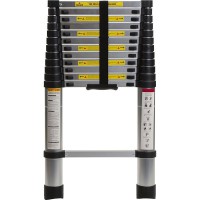 BORMANN BHL7020 Σκάλα Τηλεσκοπική Αλουμινίου, 12 Σκαλιά (051381)