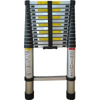 BORMANN BHL7030 Σκάλα Τηλεσκοπική Αλουμινίου, 14 Σκαλιά 4.1m (051398)