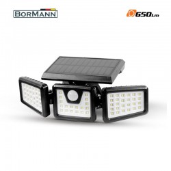 BORMANN BLF4000 Ηλιακός Προβολέας Led Ασφαλείας 6.5W, Ανιχνευτή Κίνησης (052456)