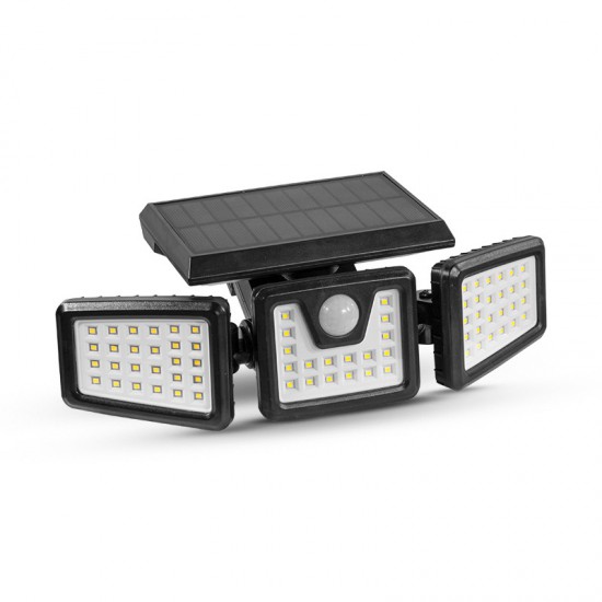 BORMANN BLF4000 Ηλιακός Προβολέας Led Ασφαλείας 6.5W, Ανιχνευτή Κίνησης (052456)