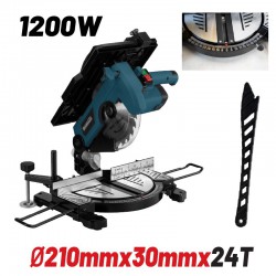 BORMANN BDX2150 Φαλτσοπρίονο 2 Εργασιών 1200W,Φ210mm (053552)