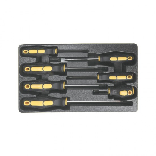 BORMANN BWR7100SET Εργαλειοφορέας 5 Συρτάρια Σετ 66 Εργαλεία Με Στοπ, Μ64xΠ36xΥ62cm (053712)