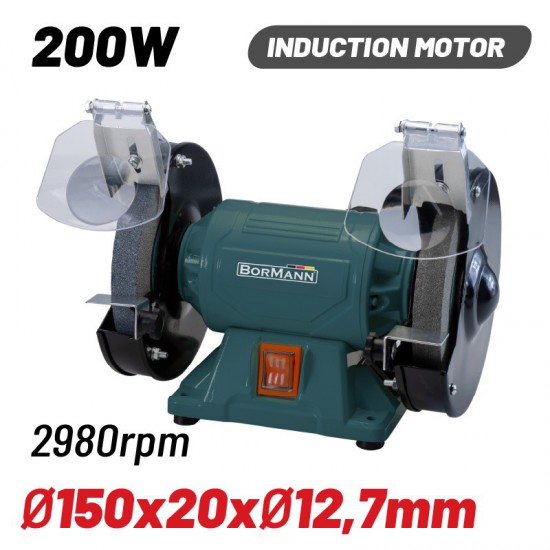 BORMANN BDT1510 Δίδυμος Τροχός Φ150mm , 200W (053811)