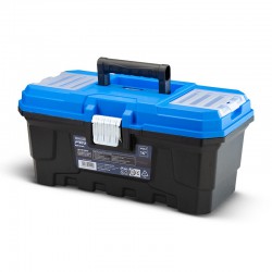 BORMANN Pro BTB3310 Εργαλειοθήκη Χειρός Πλαστική "Wolf", Μεταλλικό Κούμπωμα & Ταμπακέρα (054290)