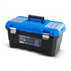 BORMANN Pro BTB3312 Εργαλειοθήκη Χειρός Πλαστική "Wolf", Μεταλλικά Κουμπώματα & Ταμπακέρα (054306)