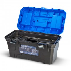 BORMANN Pro BTB3314 Εργαλειοθήκη Χειρός Πλαστική "Wolf", Μεταλλικά Κουμπώματα & Ταμπακέρα (054313)