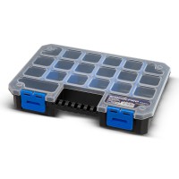 BORMANN Pro BTB3332 Ταμπακιέρα Εργαλείων Πλαστική "Zebra", 14 Θέσεων με Μεταβλητά Διαχωριστικά (054405)