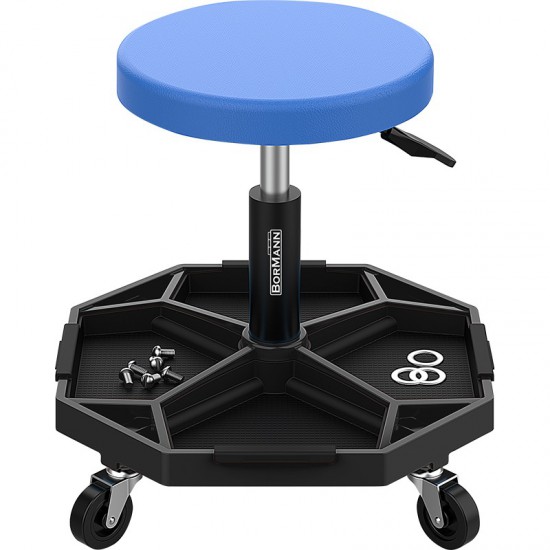 BORMANN Pro BWR5232 Κάθισμα Συνεργείου Πτυσσόμενο Με Θήκη Εργαλείων, 37-52cm (054566)