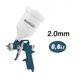 BORMANN BAT6140 Πιστόλι Βαφής Άνω Δοχείο, 0.6Lt, Μπεκ 2.0mm (055822)