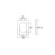 BORMANN BTW1080 Κάλυμμα Λεκάνης Leo 445x340mm Soft Close, Duroplast, 2.1KG (056645)