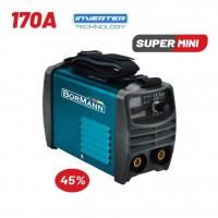 BORMANN BIW1570 Ηλεκτροκόλληση Inverter 170A,Απόδοση 170Α/45%,Ψηφ.Οθόνης,Μεγ.Ηλεκτρόδιο 4mm (060420)