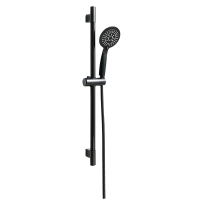 BORMANN BTW9024 Βέργα Ντουζ Μαύρη,70cm,Σετ με Τηλέφωνο (061489)