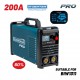BORMANN Pro BIW2220 Ηλεκτροκόλληση Inverter, Synergic,Απόδοση 200Α/60%,Μεγ.Ηλεκτρόδιο 4mm (061977)