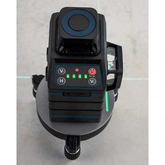 BORMANN Pro BDM6900 Αλφάδι Αυτορυθμιζόμενο Γραμμικό Laser, Πράσινης Δέσμης,3*360°,12 Γραμμές (062264)