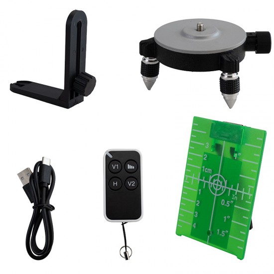 BORMANN Pro BDM6900 Αλφάδι Αυτορυθμιζόμενο Γραμμικό Laser, Πράσινης Δέσμης,3*360°,12 Γραμμές (062264)