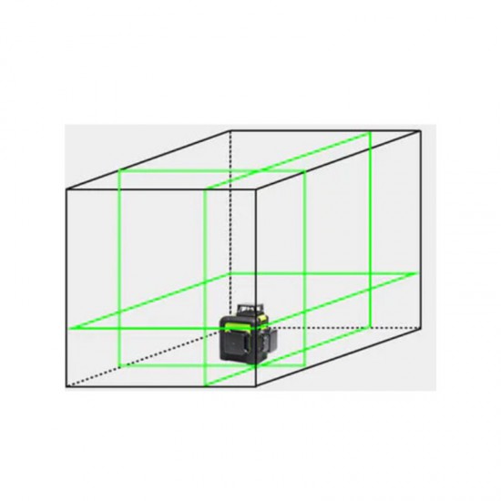 BORMANN Pro BDM6900 Αλφάδι Αυτορυθμιζόμενο Γραμμικό Laser, Πράσινης Δέσμης,3*360°,12 Γραμμές (062264)
