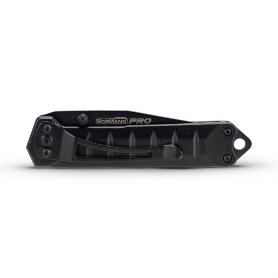 BORMANN Pro BHT7592 Σουγιάς Σε Μαύρο Χρώμα ,166mm ,Μαύρη Λάμα,Λαβή Αλουμινίου (062301)
