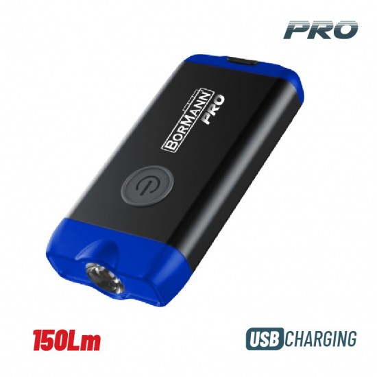 BORMANN Pro BPR6075 Φακός Μπρελόκ 150Lm, Αδιάβροχος, Λευκό & Κόκκινο Φως (063421)