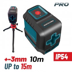 BORMANN Pro BDM6700 Αλφάδι Laser Σταυρού Red Line 15m, Σετ Με Εύκαμπτο Mini Τρίποδο 30cm (063476)
