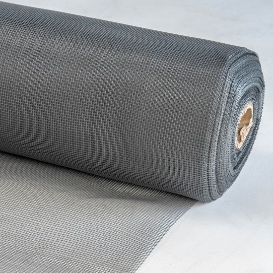 BORMANN BDA2030 Σίτα Πλαστική Γκρι Fiberglass Άκαυστη Σε Ρολό 18Χ16 0,8 Χ 30m (063742)