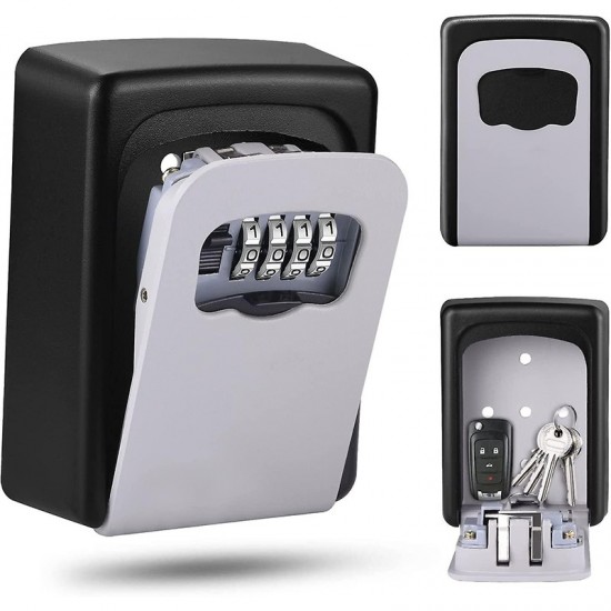 BORMANN Elite BDS2000 Κλειδοθήκη Ασφαλείας Με Κωδικό Πρόσβασης Μ8.7xΠ4xΥ12.2cm, Επιτοίχια (064589)