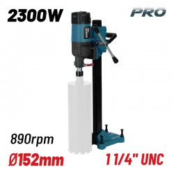 BORMANN Pro BDD1500 Καροτιέρα με Βάση 2300W,Φ152mm,890rpm,1 1/4'' (065241)