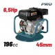 BORMANN Pro BTC5110 Δονητής Μπετού Βενζινοκίνητος 6,5Hp, 196cc, Ταχύτητα Περιστροφής 3600Rpm, 26Kg (065371)