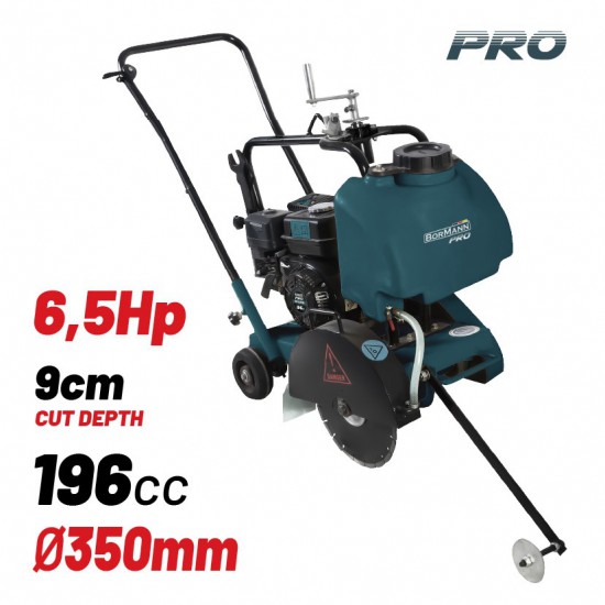 BORMANN Pro BTC5115 Κόφτης Μπετού Βενζινοκίνητος 6,5Hp, 196cc, Δίσκος Κοπής Φ350mm , 76Kg (065395)