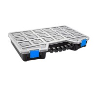 BORMANN Pro BTB3348 Ταμπακιέρα Εργαλείων Πλαστική "Turtle",18 Θέσεων, με Σταθερά Διαχωριστικά (066040)