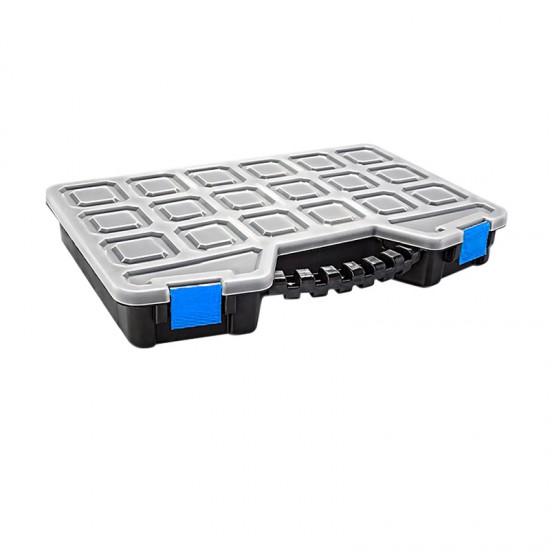 BORMANN Pro BTB3348 Ταμπακιέρα Εργαλείων Πλαστική "Turtle",18 Θέσεων, με Σταθερά Διαχωριστικά (066040)