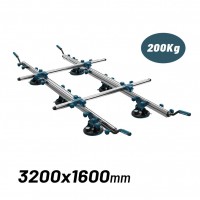 BORMANN Pro BTC6500 Σύστημα Μεταφοράς Μεγάλων Πλακιδίων 3200X1600mm , 6 Βεντούζες , 200Kg (066255)