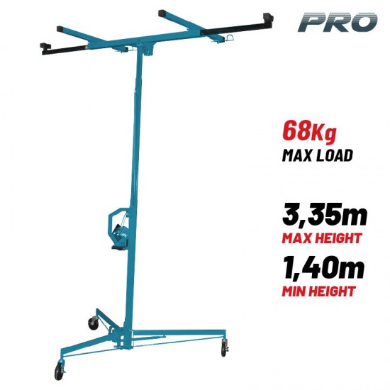 BORMANN Pro BTC6200 Ανυψωτικό Γυψοσανίδας 3,35m με Μέγιστο Φορτίο, 68Kg (069430)