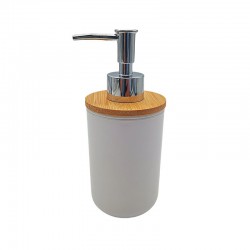 BORMANN BTW9052 Επιτραπέζιο Dispenser απο Μπαμπού Λευκό,Φ7,2x16,5cm (070573)