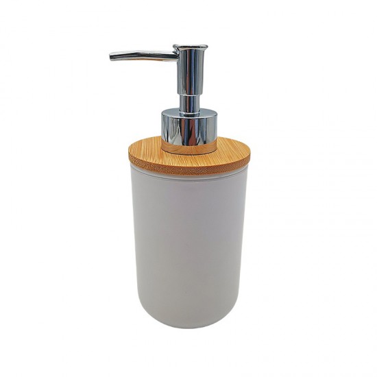BORMANN BTW9052 Επιτραπέζιο Dispenser απο Μπαμπού Λευκό,Φ7,2x16,5cm (070573)