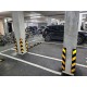BORMANN Pro BPP2491 Γωνιά Προστασίας Parking Λαστιχένια Ύψος 80cm Με Ανακλαστικές Ταινίες (070870)