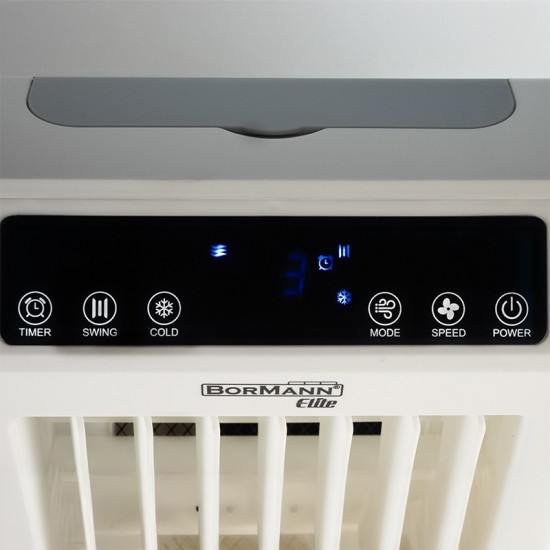 BORMANN Elite BFN5615 Air Cooler 65W με Δοχείο 6Lt,Χρονοδιακόπτη,Led Display & Τηλεχειριστήριο (071044)