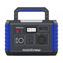 BORMANN Pro BBC5020 Power Station 500W,519Wh/24000mAh,12V/24V,AC,DC,Type-C,USB-A,Li-Ion (071570)