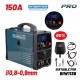 BORMANN Pro BIW1150 Ηλεκτροκόλληση MIG/MAG/TIG/MMA 150A,60%,No gas,450gr/1000gr Κουλούρα (0,8-1,0mm) (071648)