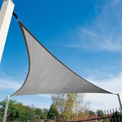 BORMANN BPN1005 Αντηλιακή Τριγωνική Τέντα Σκίαστρο 3,6*3,6*3,6 , Γκρι, 140gsm (072256)