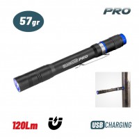 BORMANN Pro BPR6085 Φακός στυλό Επαναφορτιζόμενος 120Lm, Αδιάβροχος (072393)