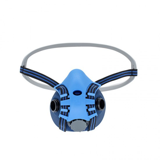 BORMANN Pro BPP2462 Μάσκα Μισού Προσώπου χωρίς Φίλτρα, με Σιλικονούχο Σώμα, Ρυθμιζόμενος Ιμάντας (073758)