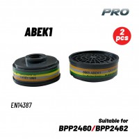 BORMANN Pro BPP2466-2 Φίλτρο Μάσκας Αερίων & Ατμών ΑΒΕΚ1 2τμχ (Κατάλληλο για BPP2460-BPP2462) (073772)