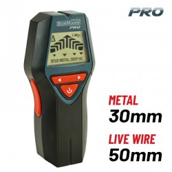 BORMANN Pro BDM5100 Ανιχνευτής Μετάλλων,Καλωδίων & Ξύλου,Ψηφιακός (073796)
