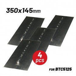 BORMANN Pro BTC5127 Λεπίδες Φινιρίσματος Λειαντήρα Δαπέδου,Σετ 4 τεμ. για BTC5125 (074243)