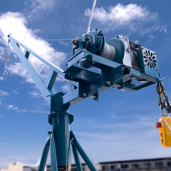 BORMANN Pro BPA6100 Ηλεκτρικό Παλάγκο (Γερανάκι) με Βάση,500kg,με Θερμικό Διακόπτη (077343)